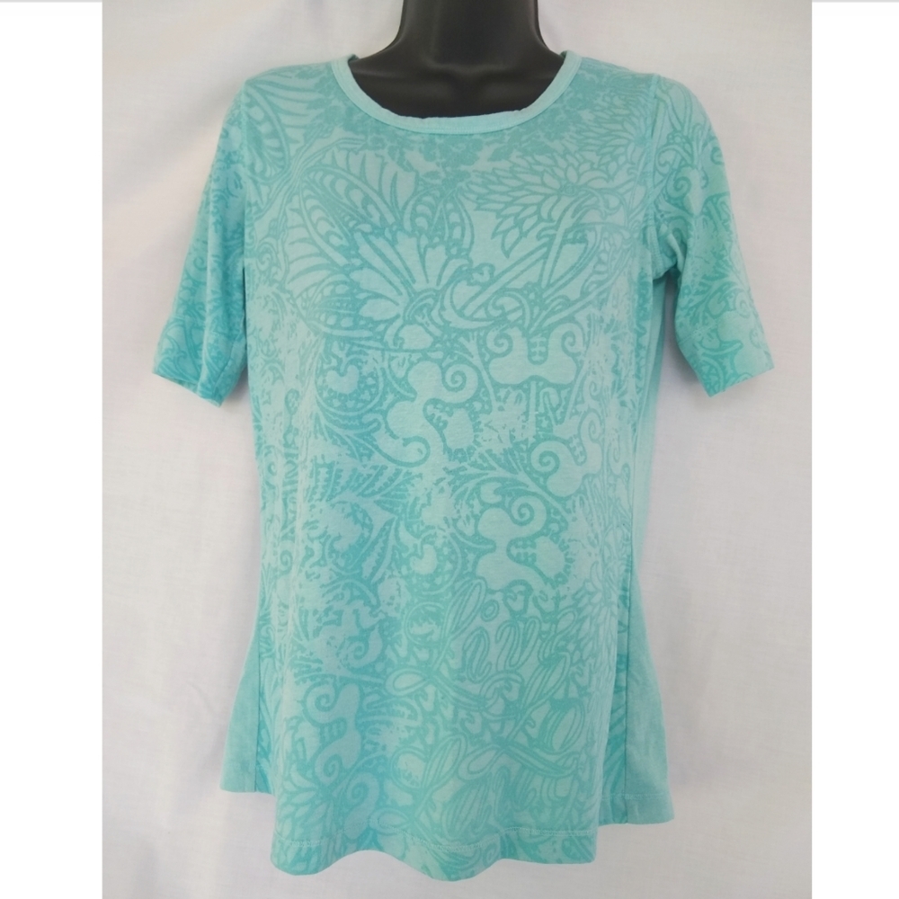 Aventura▪️Floral Short Sleeve Printed Top